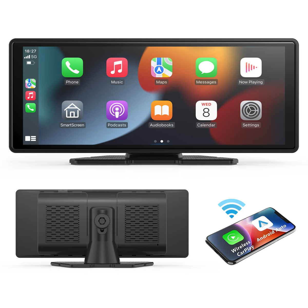 DriveScreen Pro™ — Écran CarPlay & Android Auto sans fil 10,26"
